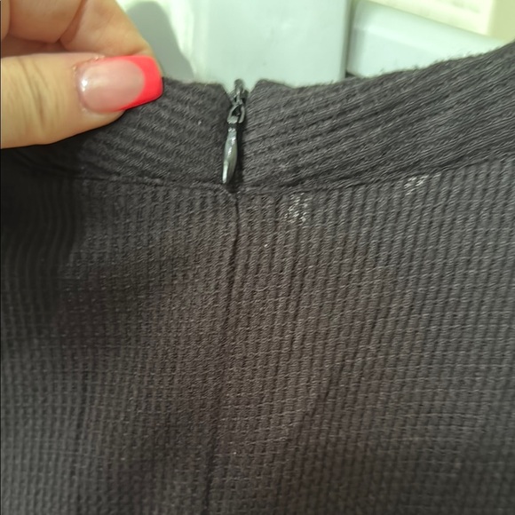 Black Long Sleeve Tie Front Sweatshirt - Picture 4 of 7